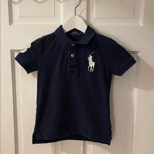 Polo by Ralph Lauren Kids Dark Blue Polo Shirt, size 6Y